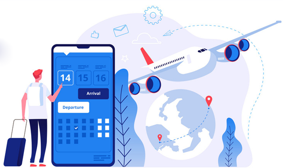 Flight Booking Travel Website Development